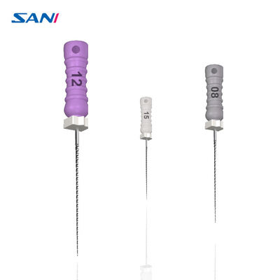 شراء ملفات الأسنان اليدوية Super C أداة طب الأسنان من الفولاذ المقاوم للصدأ لقنوات الجذر online manufacture