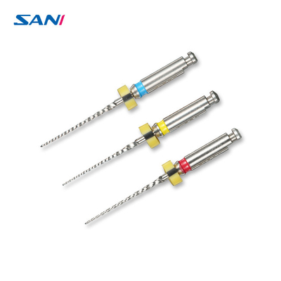 شراء 2.0N / Cm Niti Rotary Dental Files ملف طفل لعلاج قناة الجذر 3pcs / Pack online manufacture