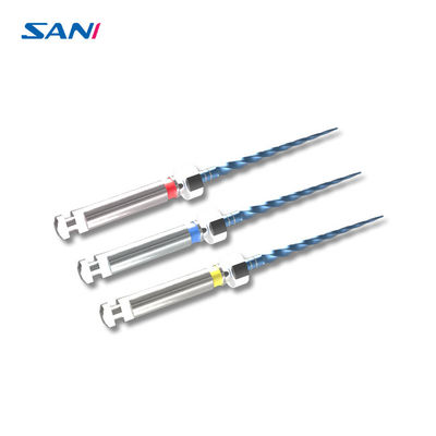 سعر جيد ملفات Niti Rotary Endo لطب الأسنان الأصفر مقاس 21 مم لمعالجة قناة الجذر الانترنت