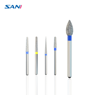 طقم تلميع الأسنان من الفولاذ المقاوم للصدأ 11 مم FG Diamond Bur للقبضة عالية السرعة